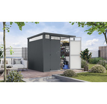 Gartenhaus Karibu Nosten 2 236 x 234,5 cm anthrazit