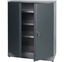 Materialschrank Küpper 910 x 1100 x 450 mm 3 Einlegeböden 2 Türen grau