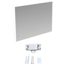 LED Spiegel mit Befestigungsmaterial