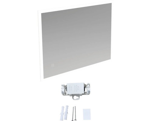 LED Spiegel mit Befestigungsmaterial