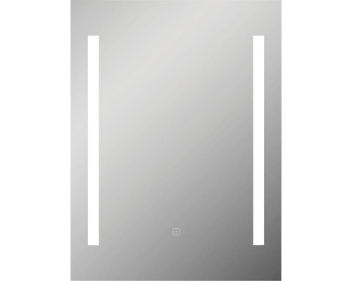 Rechteckiger Spiegel mit integrierter Beleuchtung