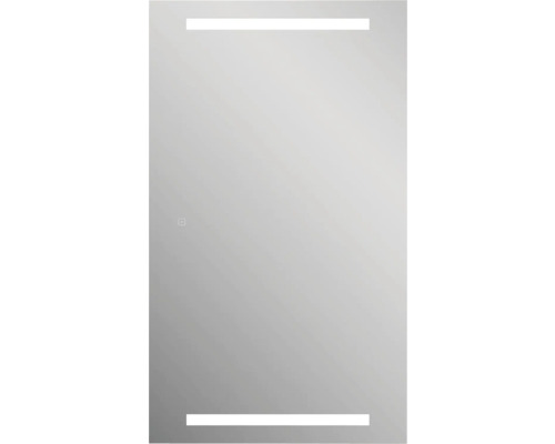 Rechteckiger Spiegel mit integrierter Beleuchtung