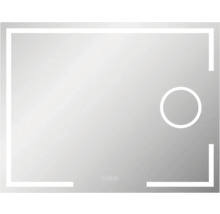 Rechteckiger Spiegel mit LED Rahmen und Touch-Sensor