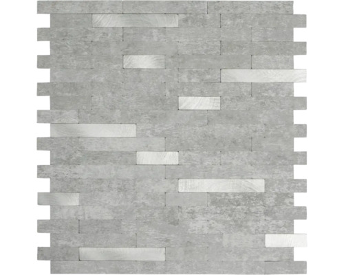 Mosaikfliese aus Steinzeug und Metall