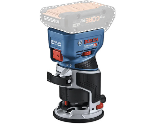 Bosch GKF 18V-8 Akku-Oberfräse mit Brushless Motor und einem Akku