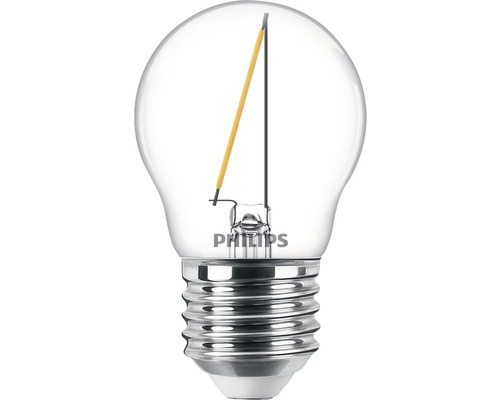 LED Tropfenlampe P45 klar E27/1,4W(15W) 136 lm 2700 K warmweiß