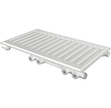 Rotheigner Ventilheizkörper Typ E (10) 8-fach (seitlich, unten rechts oder Mittenanschluss) 900 x 800 mm weiß mit Befestigungslaschen