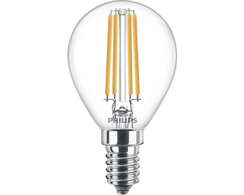 LED Tropfenlampe P45 klar E14/6,5W(60W) 806 lm 2700 K warmweiß