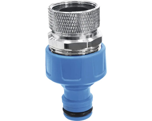 Gartenschlauchverbinder aus Metall und Kunststoff