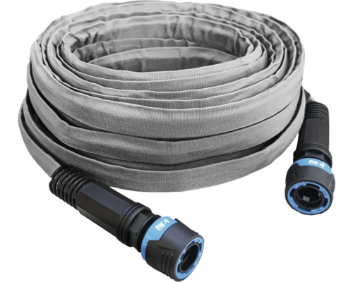 Gartenschlauch aus Textilgewebe mit Kupplungen