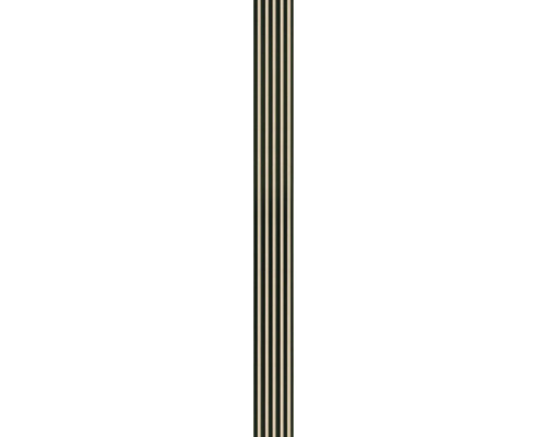 Wally Wandprofil MDF WA060OC Eiche Lamello foliert 2670 x 118 x 12 mm Holzpaneele mit Streifenmuster
