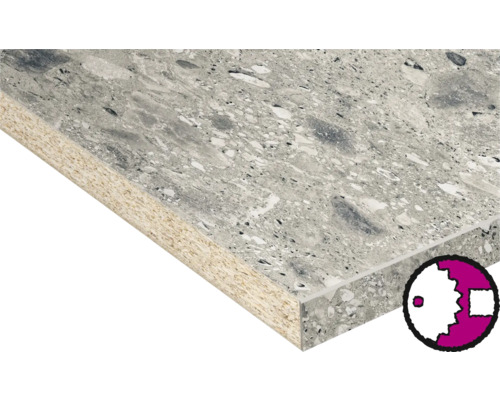 Dekorplatte mit Steindekor