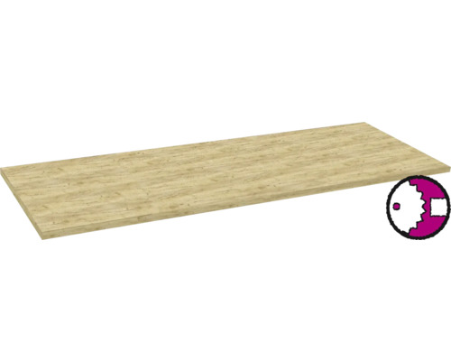 PICCANTE Küchenarbeitsplatte K003 Gold Craft Oak 4100x635x40 mm (Zuschnitt online reservierbar)-0