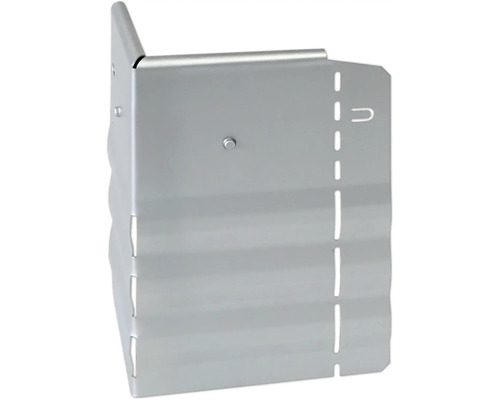 Silberne Grillkomponente aus Metall