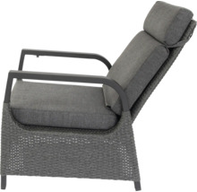 Dining-Set Gartenmöbelset Loungeset bellavista - Home&Garden® 4 -Sitzer Aluminium Polyrattan grau