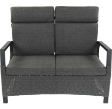 Dining-Set Gartenmöbelset Loungeset bellavista - Home&Garden® 4 -Sitzer Aluminium Polyrattan grau