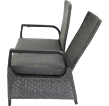 Dining-Set Gartenmöbelset Loungeset bellavista - Home&Garden® 4 -Sitzer Aluminium Polyrattan grau