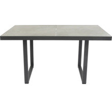 Dining-Set Gartenmöbelset Loungeset bellavista - Home&Garden® 4 -Sitzer Aluminium Polyrattan grau