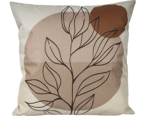 Dekokissen mit abstraktem Blätterdesign