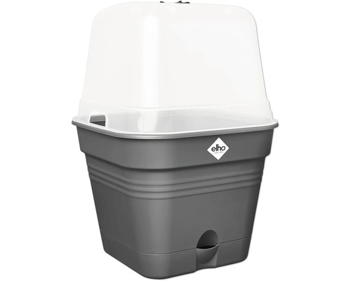 Pflanztopf Anzuchttopf Elho Green Basics Kunststoff 20 x 19,5 x 16,5 cm schwarz Elho Kompostbehälter mit Deckel für den Garten