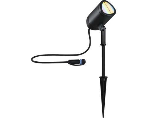 Gartenstrahler mit Erdspieß und Kabel