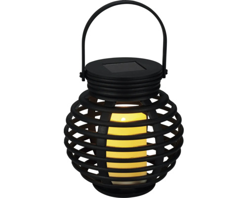 Dekorative Solarlaterne mit Kerze für den Außenbereich