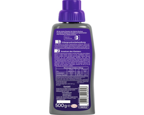 Metylan Raufaser Konzentrat 500g Flasche für Tapetenkleister