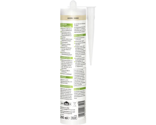 Ponal Fugenfüller Ahorn/Birke, 280 Milliliter Kartusche