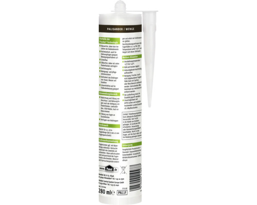 Ponal Parkett Fugendichtstoff Palisander beziehungsweise Wenge, 280 Milliliter