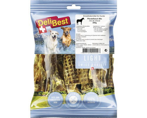 Light Pferdefleisch Trockenkau Mix 200 g