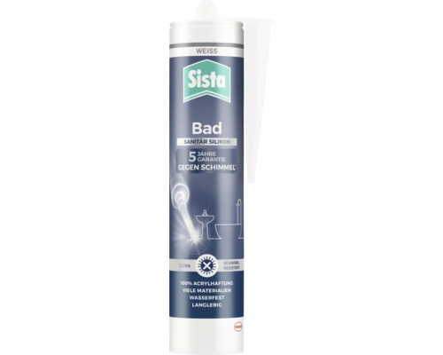 Sista Sanitär-Silikon gegen Schimmel weiß 280 ml