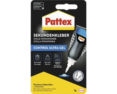 Pattex Sekundenkleber Control Ultra Gel Verpackung
