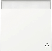 Weißer Klingeltaster mit Klingelsymbol