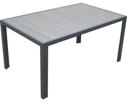 Gartentisch SenS-Line garden furniture TAFEL BERGAMO 157,5 x 95 x 75 cm Aluminium anthrazit