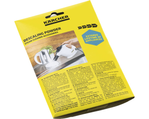 Kärcher Entkalkerpulver RM 511 für Dampfreiniger (6 x 17g) Kärcher Entkalkungspulver für Dampfreiniger Zubehör