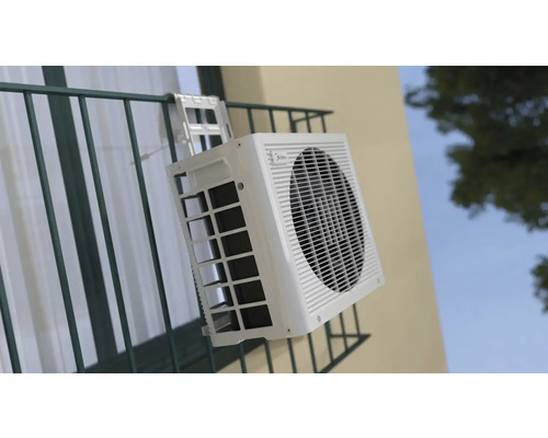 Klimaanlage zur Wandmontage mit Midea Logo