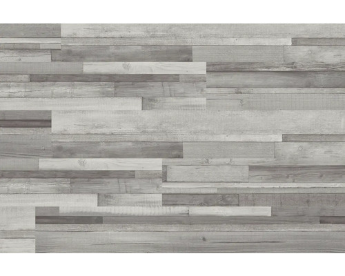 Holzverkleidung mit unterschiedlichen Grautönen