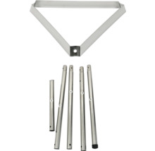 Grillgestell bestehend aus dreieckigem Rahmen und Rohren