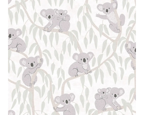 Tapete mit Koalas und Eukalyptusblättern