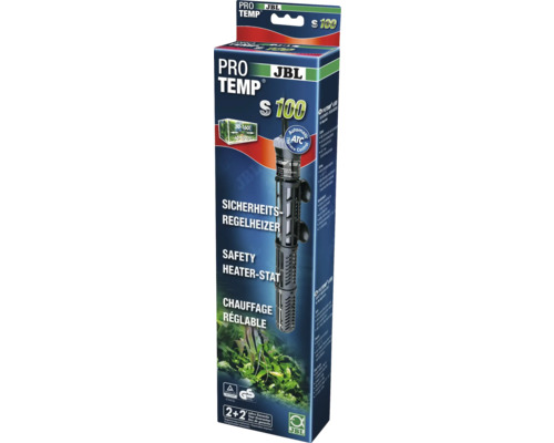 Verpackung des JBL ProTemp S 100 Aquarienheizstabes