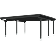 Doppelcarport SKAN HOLZ Emsland inkl. Pfostenanker 613 x 604 cm anthrazit