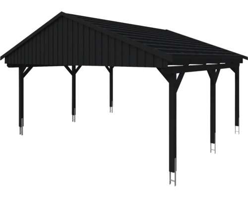 Holzcarport mit Dach