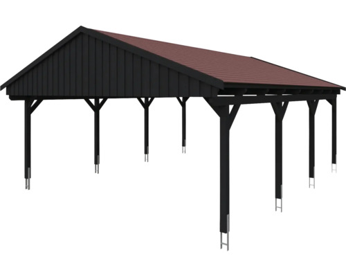 Freistehender Carport mit Dach