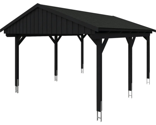 Holzcarport mit Dach