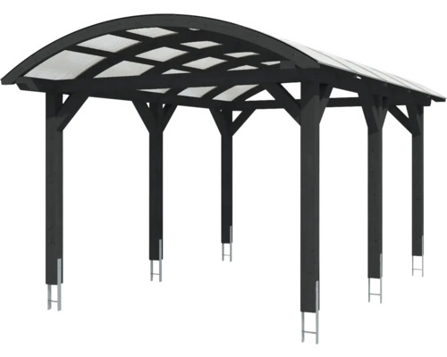 Holzcarport mit Polycarbonat Dach