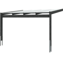 Terrassenüberdachung SKAN HOLZ Novara 450 x 359 cm anthrazit