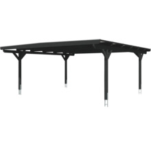 Holzcarport mit Flachdach