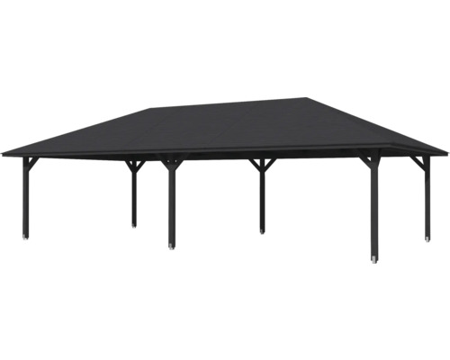 Holzpavillon mit Dach