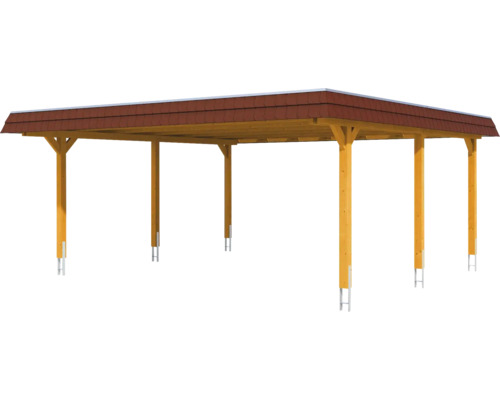 Holz Carport mit Dach