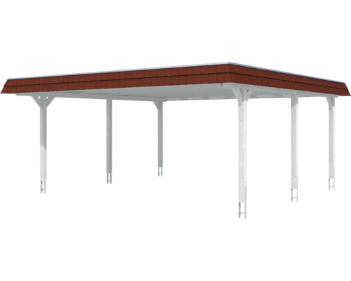 Freistehender Carport mit Ziegeldach